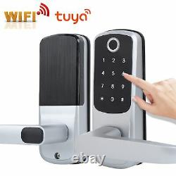 100 Fingerprint Electronic Door Lock Smart Digital Keyless Password Card Key