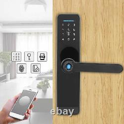 100 Fingerprint Electronic Smart Digital Keyless Door Lock Password Card Key