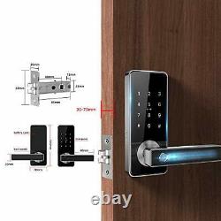 2021 Update Ruveno Fingerprint Door Lock, Smart Lever Door Lock, Keyless Entry