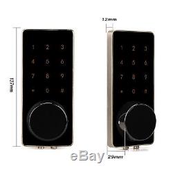 2X Smart Door Lock Bluetooth Keyless Lock Panel Real Time Monitoring Home Entry