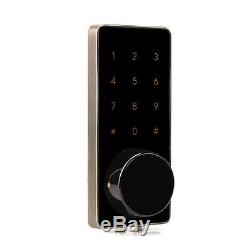2pcs Smart Door Lock Bluetooth Keyless Lock Panel by Smartphone Home Entry Locks