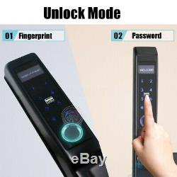 4 Ways Fingerprint Electric Smart Door Lock Digital Password ID Card Keyless UK