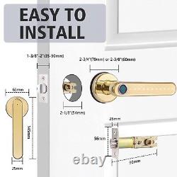 4-in-1 Keyless Entry Smart Lock, Fingerprint + Code + Mechanical Keys + Bluet