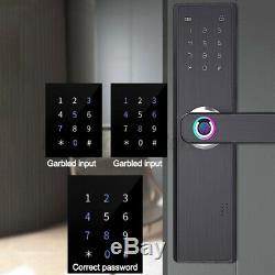 4 in 1 Smart Door Lock Keyless Security Fingerprint & Password Door Lock