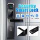 5 Way Fingerprint Electric Smart Door Lock Digital Password Touchcreen Keyless