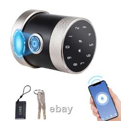 5in1 Smart Door Lock Keyless Entry Biometric Door Knob Keypad Password Y3G0