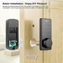 AIBOCN Smart Deadbolt Door Lock Keyless Entry Bluetooth Electronic APP Voice Key