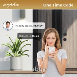 ARPHA Keyless Entry Door Lock Deadbolt APP Video Camera Doorbell 2Way Audio+Knob