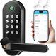 Advanced Keyless Entry Fingerprint Smart Door Lock Remote Control & App Access