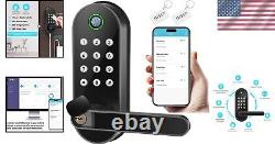 Advanced Keyless Entry Fingerprint Smart Door Lock Remote Control & App Access