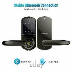 Aibocn Fingerprint Smart Lock Keyless Entry Door Lock with Bluetooth Touchscreen