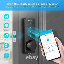 Aibocn Smart Lock Keyless Entry Door Lock Bluetooth Electronic Keypad Dead Bolt