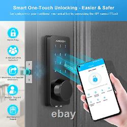 Aibocn Smart Lock Keyless Entry Door Lock with Bluetooth Deadbolt Lock