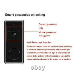 App+Password+RFID Card+Key Unlock Smart Door Lock Touch Keypad Remote Control