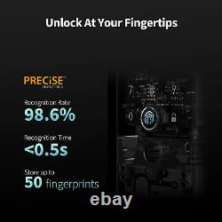 Aqara Smart Lock U100, Fingerprint Door Lock with Apple Home Key, Keyless Entry