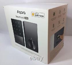 Aqara Smart Lock U100, Fingerprint Keyless Entry Door Lock with Apple Home Key