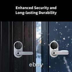 Aqara Smart Lock U300, Fingerprint Keyless Entry Door with Silver