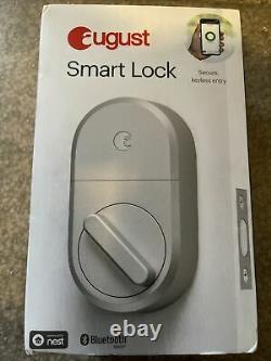 August Smart Lock Keyless Entry Silver (AUG-SL04-M01-S04)