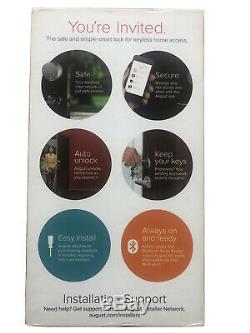 August Smart Lock Keyless Home Entry with Your Smartphone, Dark Grey BRAND NEW
