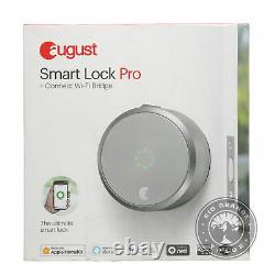 August Smart Lock Pro + Connect Hub Wi-Fi Smart Lock or Keyless Entry USED