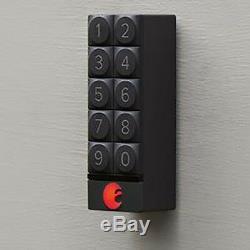 August Smart Security Keypad Door Lock Keyless Entry iOS Android App (Dark Gray)