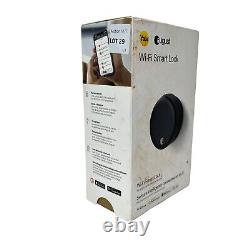August Wi-Fi Smart Lock AUG-SL05-M01-G01 Matte Black Box Was Opened But New
