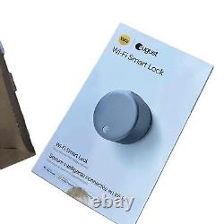 August Wi-Fi Smart Lock Access Secure Keyless Silver With Smart Keypad