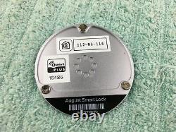 August Wi-Fi Smart Lock Electronic Wireless/Keyless Entry (ASL-03) Silver USED