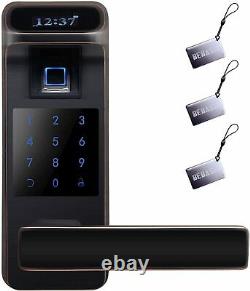 BEBASIA Keyless Entry Door Lock Smart Door Lock Keyless Door Lock Fingerprint