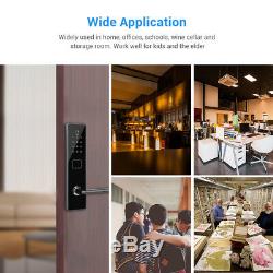 BT-Smart Door Lock Keyless Password Waterproof Electronic Digital Touchscreen
