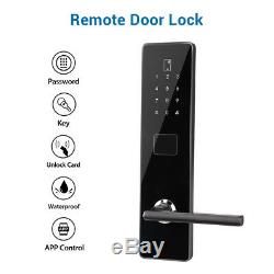 BT-Smart Door Lock Password Keyless Security Waterproof Card Electronic Entry