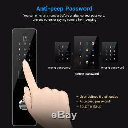 BT-Smart Door Lock Password Keyless Security Waterproof Card Electronic Entry