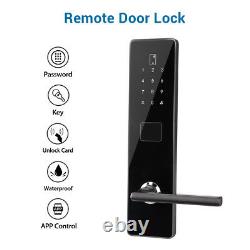 BT-Smart Door Lock Password Security Keyless Waterproof Electronic Touchscreen