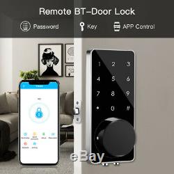 BT-Smart Door Lock Security Keyless Password APP Electronic Code Anti-theft Key