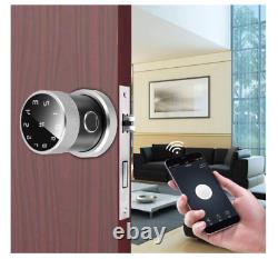 Biometric Digital Keyless Smart Door Lock Bluetooth, IC Card, Fingerprint Stainl