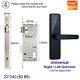 Biometric Fingerprint Door Lock Black Smart Remote Unlocking Keyless Door Lock