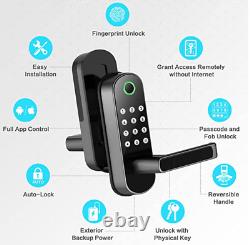 Biometric Fingerprint, Keyless, Wi-Fi Smart Lock with Gateway included