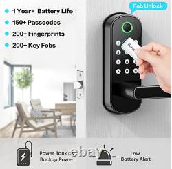 Biometric Fingerprint, Keyless, Wi-Fi Smart Lock with Gateway included
