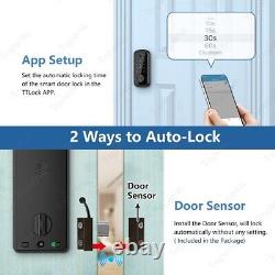 Biometric Fingerprint keyless Entry Keypad door lock with Gateway Smart Deadbo