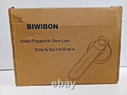 Biwibon FINGERPRINT DOOR LOCK SMART BIOMETRIC SAFE HANDLE KEYLESS ENTRY LOCK