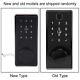 Black Smart Lock Keyless Entry Deadbolt Door Lock Bt Fingerprint Entrance Gu Hot