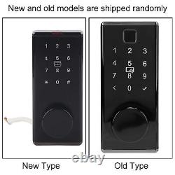 Black Smart Lock Keyless Entry Deadbolt Door Lock BT Fingerprint Entrance Gu Hot