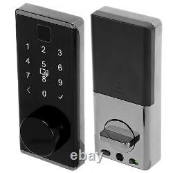 Black Smart Lock Keyless Entry Deadbolt Door Lock Fingerprint Entr 2BB