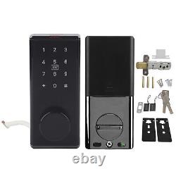 Black Smart Lock Keyless Entry Deadbolt Door Lock Fingerprint Entr SD3