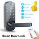 Bluetooth App Fingerprint Card Password Smart Door Lock Home Security Keyless