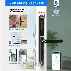 Bluetooth Electronic Lock Password Fingerprint Waterproof Aluminum Sliding Door