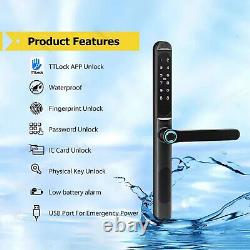 Bluetooth Electronic Lock Password Fingerprint Waterproof Aluminum Sliding Door