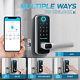 Bluetooth Smart Door Lock Wifi Keyless Entry Biometric Fingerprint App Door Lock
