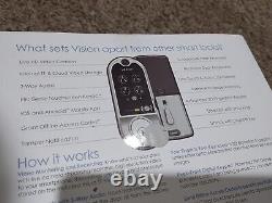 CLEARANCE? LOCKLY Vision Nickel Deadbolt Video Doorbell Smart Lock PGD798SN