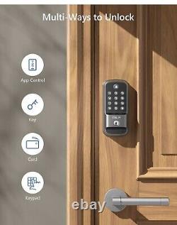 CSLP Fingerprint Smart Deadbolt Compatible with Alexa, 6-in-1 Keyless Entry Door